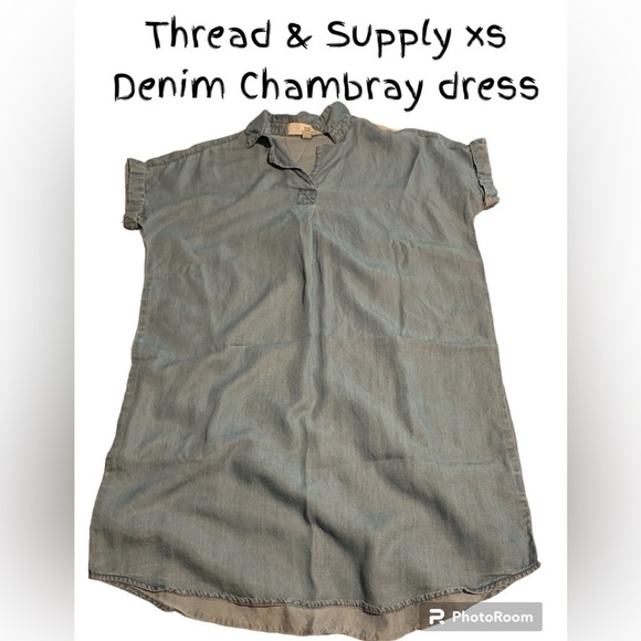 Thread & Supply Dresses & Skirts - Thread + Supply lightweight denim chambray shirt dress. Like new! XS